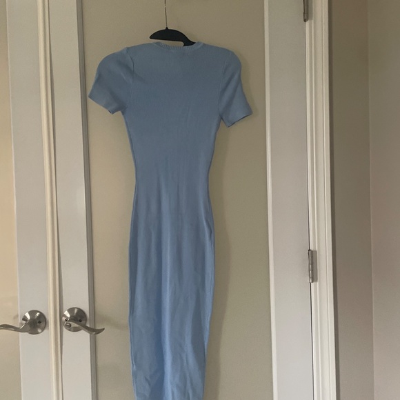 Blue long midi dress. NWT - Picture 2 of 2